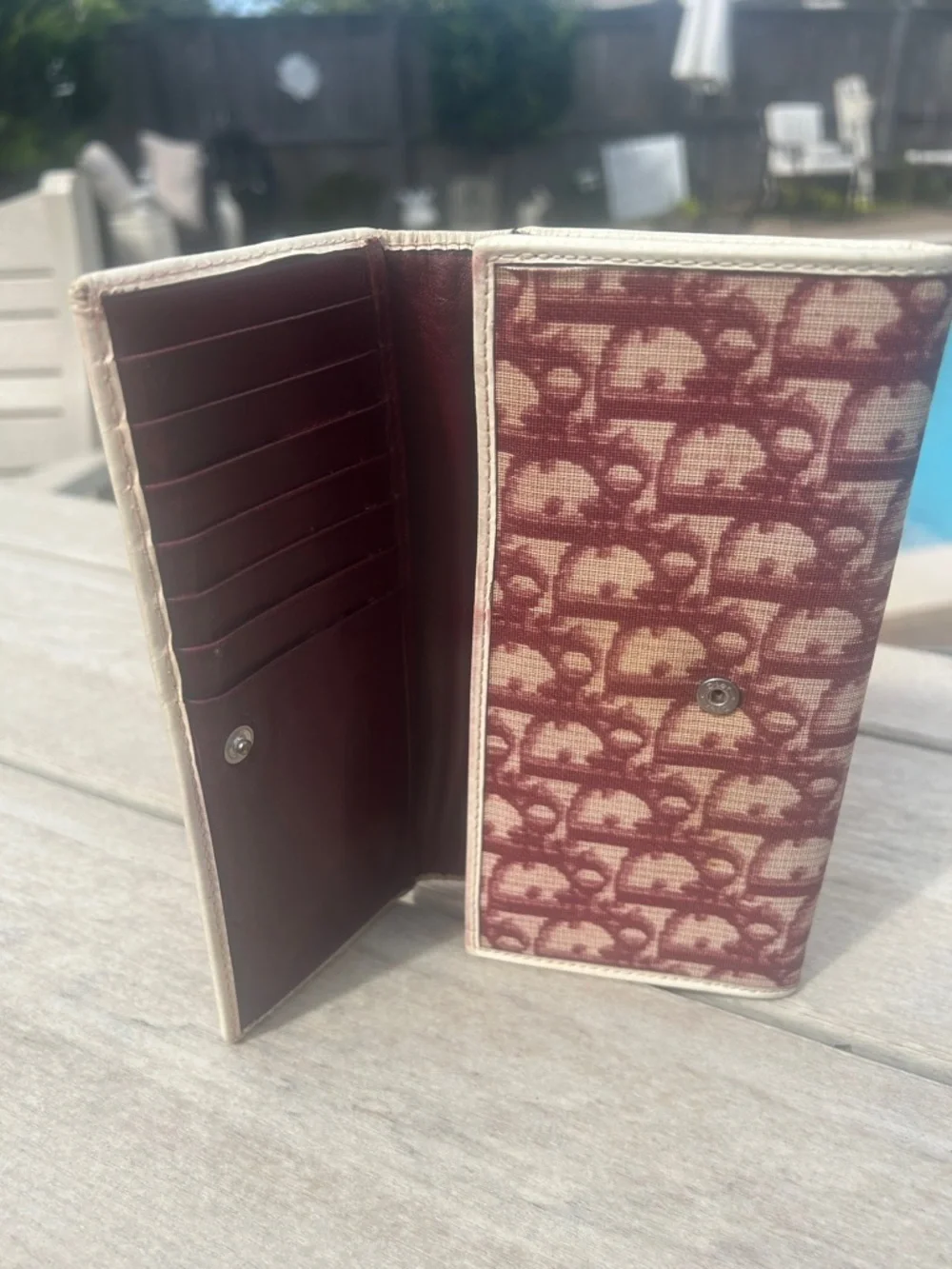 Christian Dior Vintage Trotter No. 1 Long Wallet